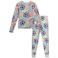 thumbnail image 1 of Quad Seven Boys' Pajama Set - 2 Piece Soft Stretch Hacci Pajama Top and Pants Set for Boys (4-12), 1 of 7