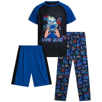 Kidtopia Boys Long Sleeve Top and Jogger Pants Pajama Sleep Set,