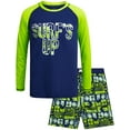 thumbnail image 1 of Quad Seven Boys' Rash Guard Set - 2 Piece Long Sleeve Rash Guard & Swim Shorts for Boys (5-12), 1 of 7