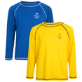 thumbnail image 1 of Quad Seven Toddler and Boys Rash Guard Shirt Quick Dry Long Sleeve Swim Shirt 2 Pack, 1 of 6