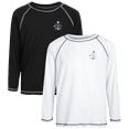 thumbnail image 1 of Quad Seven Toddler and Boys Rash Guard Shirt Quick Dry Long Sleeve Swim Shirt 2 Pack, 1 of 6