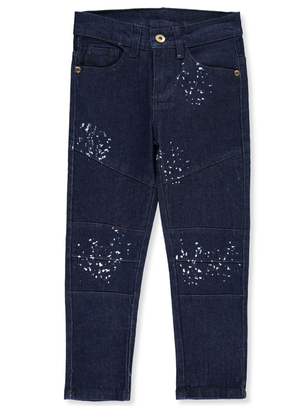 Quad Seven Boys' Splatter Reinforced Skinny Jeans (Little Boys) - image 1 of 2