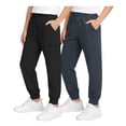 thumbnail image 1 of Quad Seven Boys Sweatpants Cozy Lightweight Fleece Athletic Joggers and Cargo Pants 2 Pack, 1 of 7