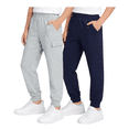 thumbnail image 1 of Quad Seven Boys Sweatpants - 2 Pack Fleece Athletic Boys Joggers and Cargo Pants (Sizes:8-18), 1 of 7