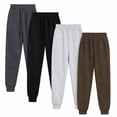 thumbnail image 1 of Quad Seven Boys’ Sweatpants – 4 Pack Active Fleece Joggers (Size: 4-18), 1 of 7