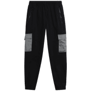 Quad Seven Boys' Sweatpants - Active French Terry Cargo Jogger Pants - Sweatpants with Pockets (8-16)