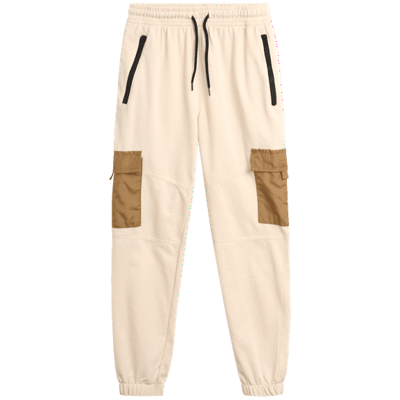 Quad Seven Boys' Sweatpants - Active French Terry Cargo Jogger Pants - Sweatpants with Pockets (8-16)