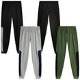 thumbnail image 1 of Quad Seven Boys' Sweatpants - Breathable Active Tricot Jogger Track Pants for Boys (Sizes: 4-18), 1 of 7