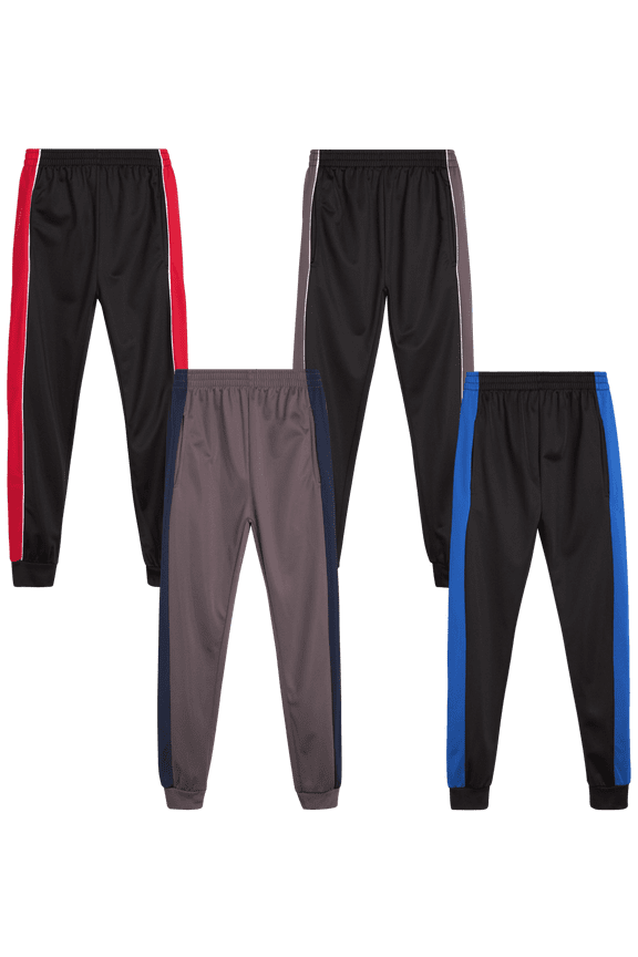 Boys' Sweatpants - Breathable Active Tricot Jogger Track Pants for Boys (Sizes: 4-18)