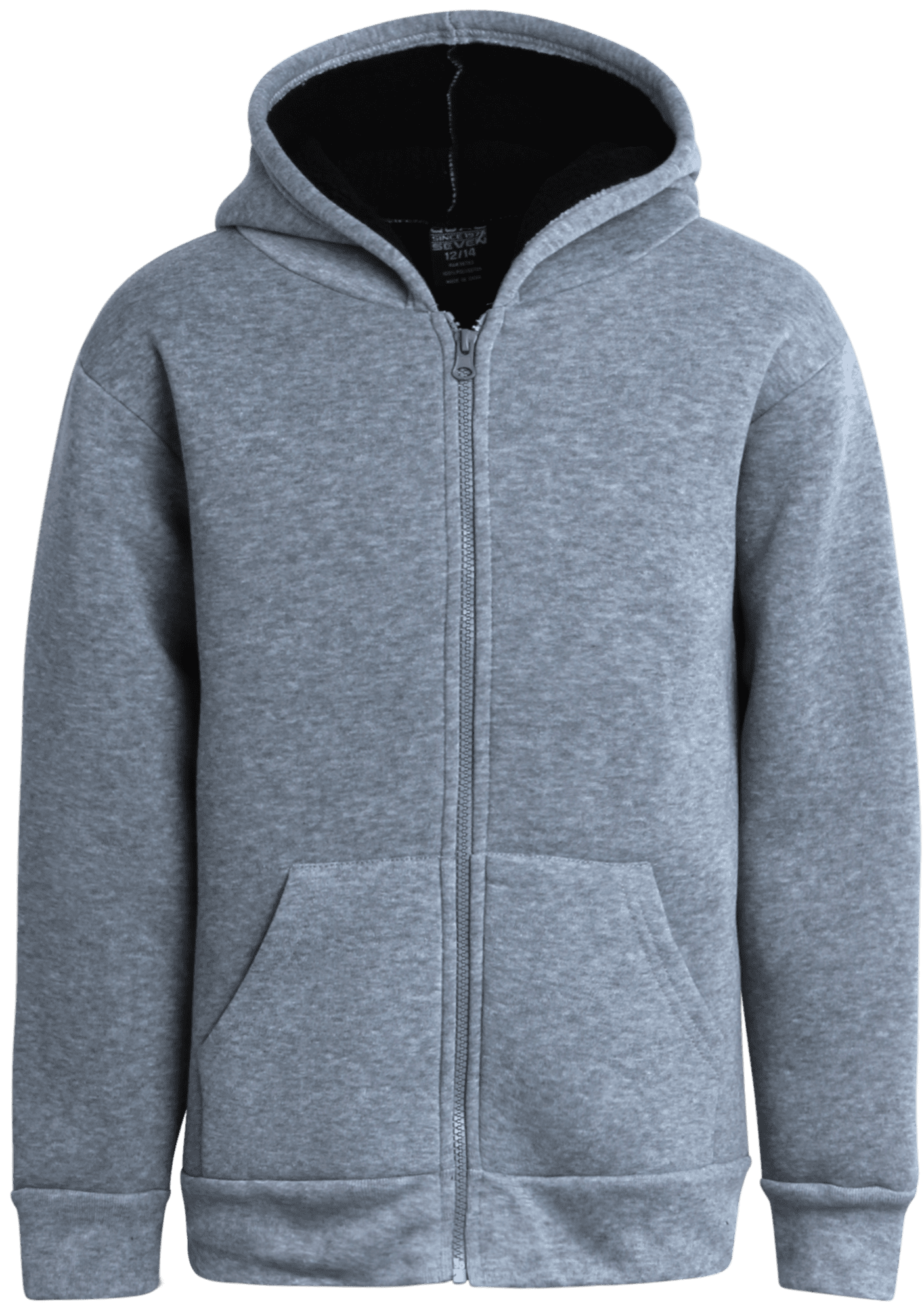 Quad Seven Boys Sweatshirt – Heavyweight Sherpa Fleece Lined Zip Hoodie ...