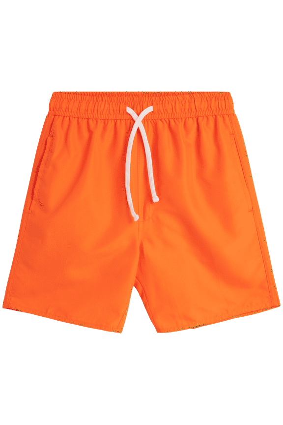 Boys' Swim Trunks - Basic Solid Quick Dry Board Shorts Bathing Suit for Boys (Sizes: 8-18)