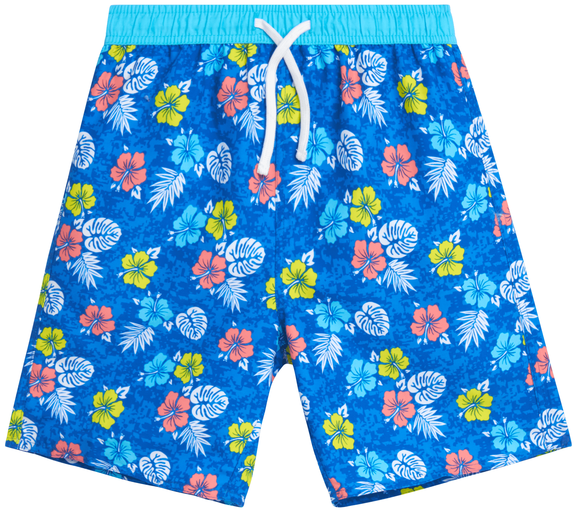 Ppsnabha Blue Shorts With White Trim Sweatshirt Jogger Short Set