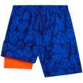 thumbnail image 1 of Quad Seven Boys Swim Trunks Quick Dry Swimming Shorts with Compression Liner, 1 of 7