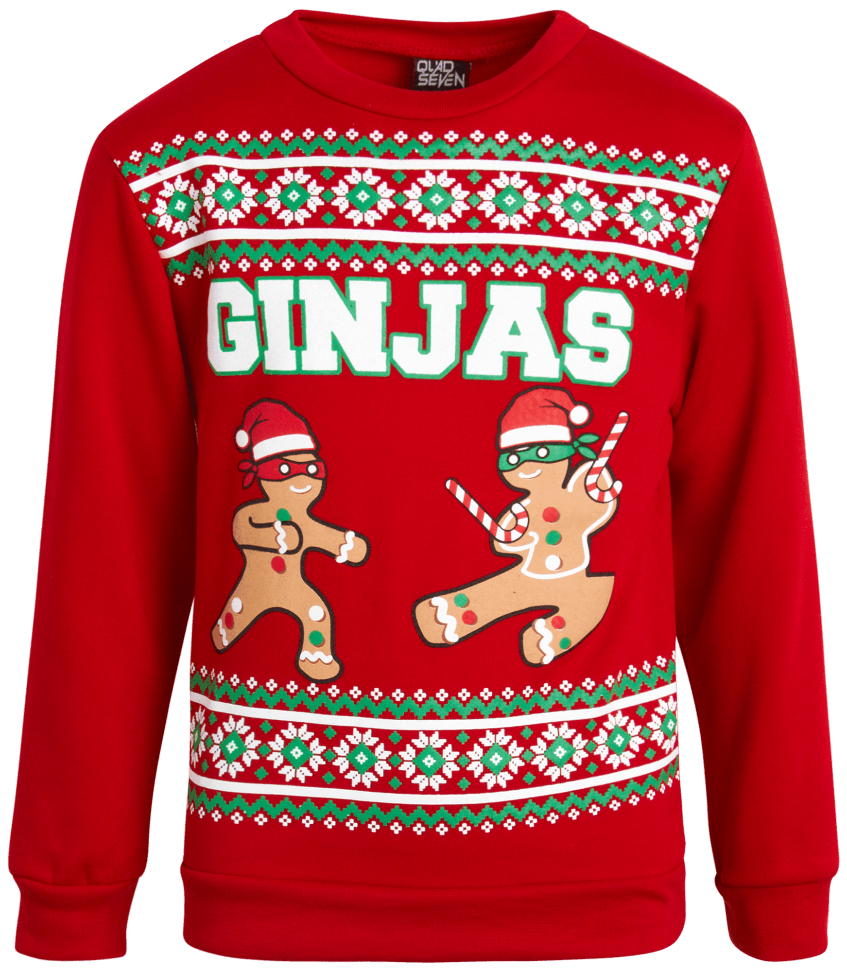 Quad Seven Boys' Ugly Christmas Sweater - Fleece Novelty Xmas