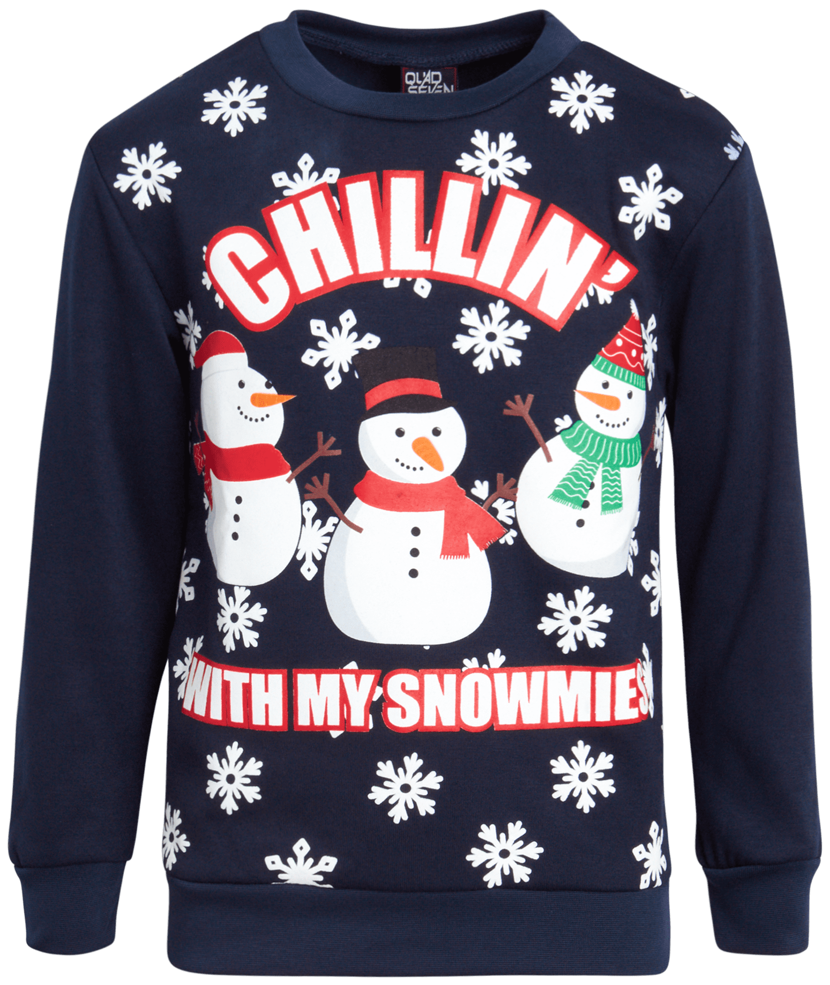 Toddler Girls Christmas Sweatshirts Kids Ugly Xmas Sweater Reindeer Long Sleeve Shirts Snowman Pullover Tops (Red, 1-2 Years