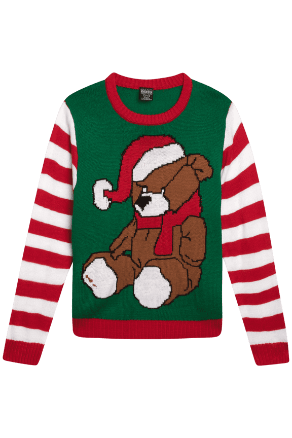 Boys' Ugly Christmas Sweater - Novelty Xmas Holiday Party Pullover (4-18)