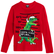 Quad Seven Boys' Ugly Christmas Sweater - Novelty Xmas Holiday Party Pullover (4-18)