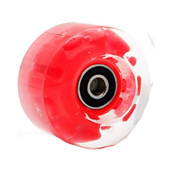 Quad Skate Wheels with Upgraded Bearings and Built-in Luminous Light System for Enhanced Roller Sports Performance