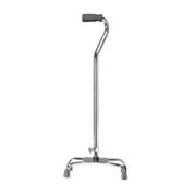 FABRICATION ENTERPRISES Quad cane, large base, chrome, 4ea