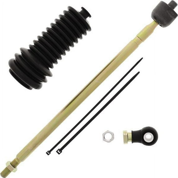 QuadBoss 10-14 Polaris Ranger 400 4x4 Steering Rack Tie Rod Assembly Kit - Right Inner & Outer
