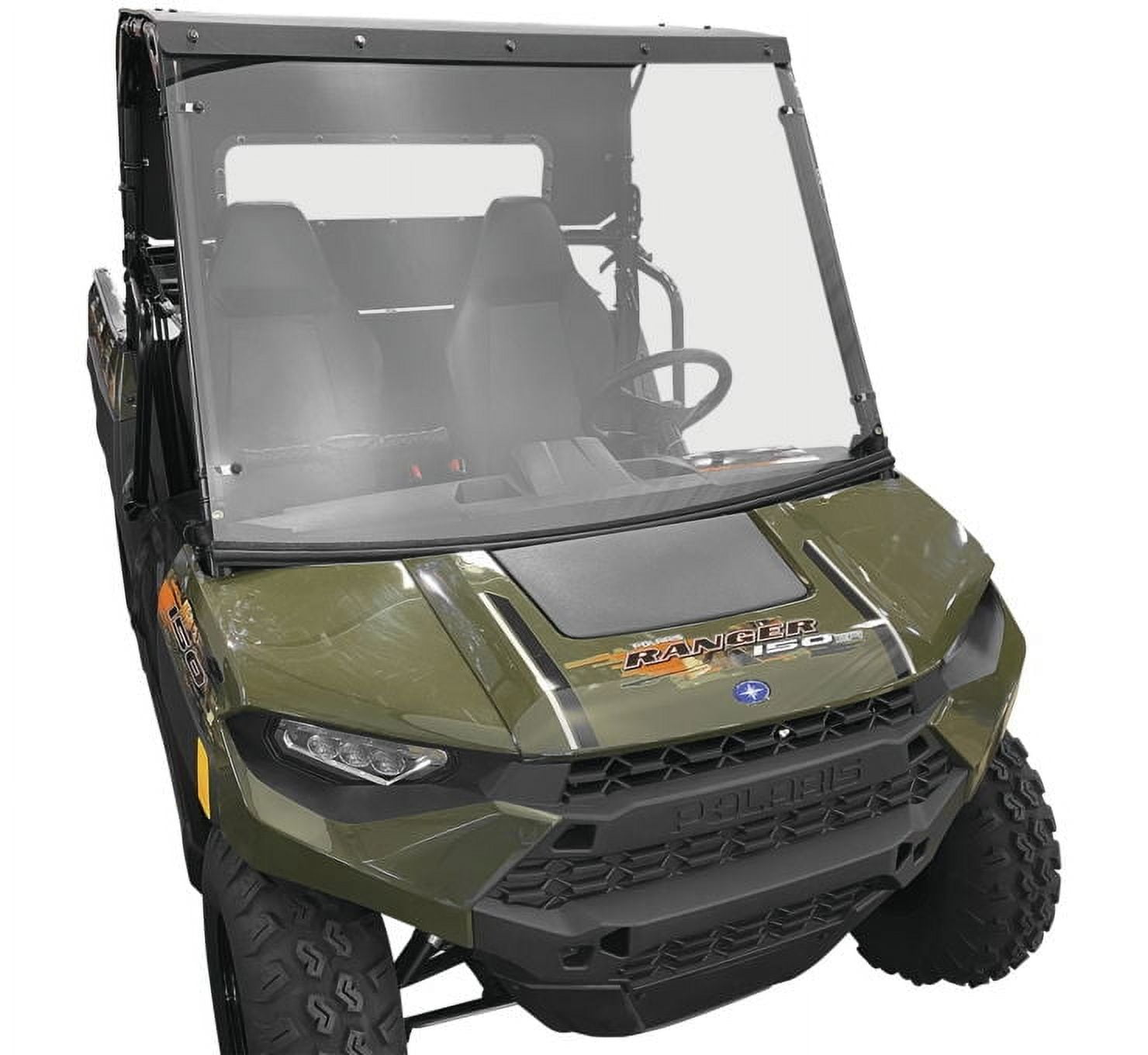 QuadBoss 18-22 Polaris Ranger 150 EFI Roof Windshield Rear Panel Kit