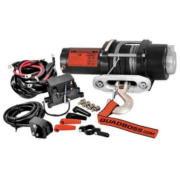 QuadBoss 2500lb Winch with Dyneema Rope