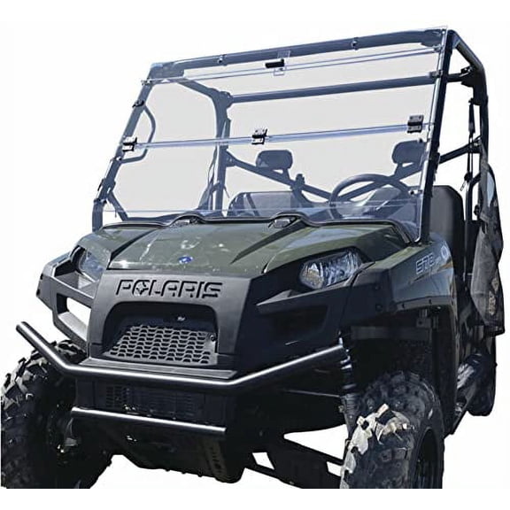 QuadBoss Windbreak Folding Windshield for 2013 Polaris Ranger 800 Crew - V000267