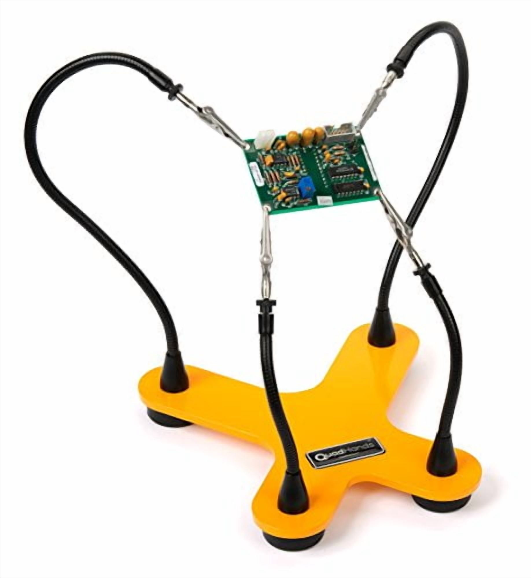 QuadHands Helping Hands Soldering Third Hand Tool | 4 Flexible Metal ...