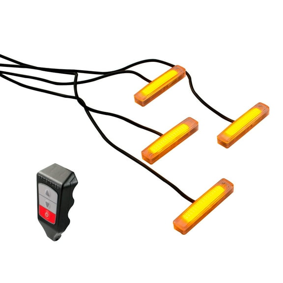 QuadStrobz Dual Amber White LED Strobes