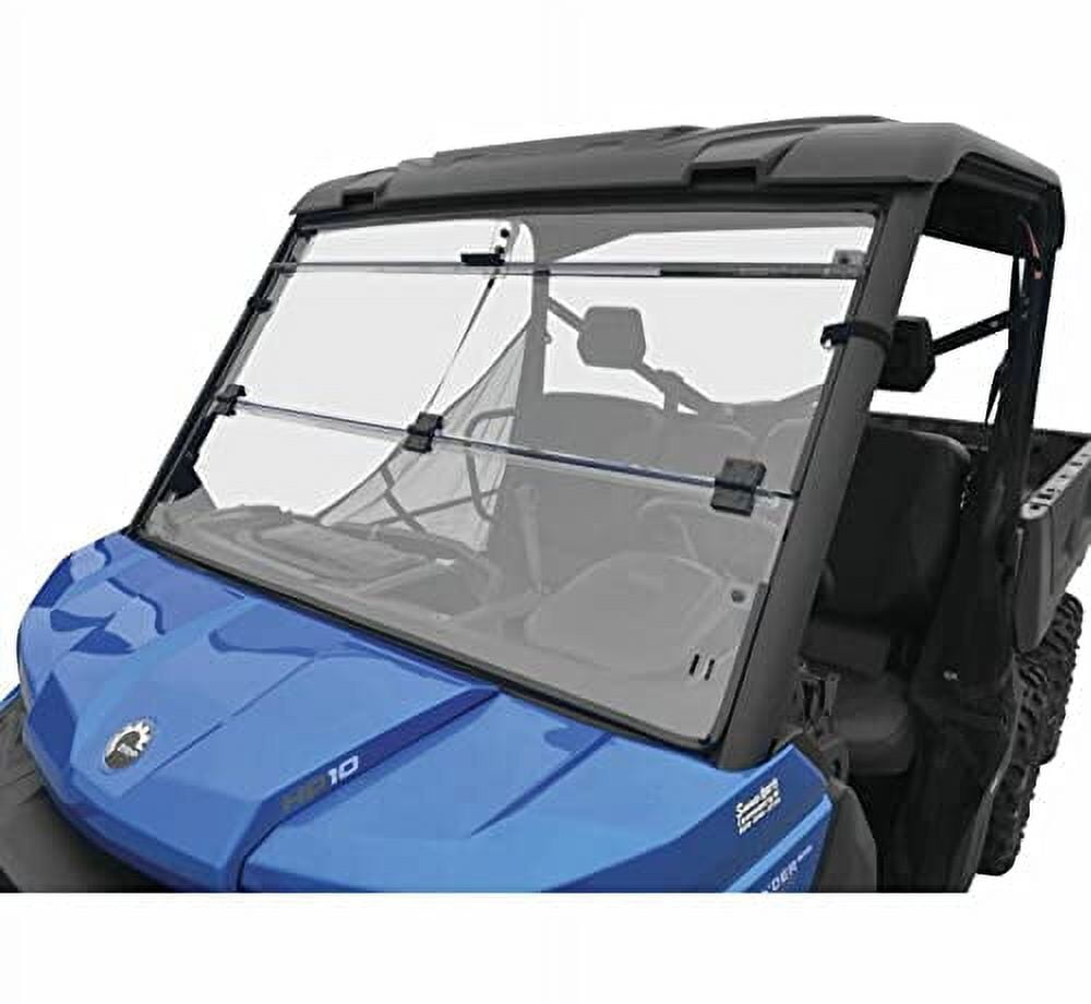 Quadboss Windbreak Folding Windshield Fits Can-Am Defender Hd5/Hd8/Hd10 V000268 V000268-12200Q