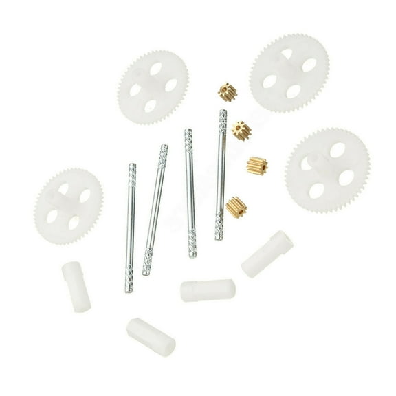 Quadcopter Motor Gear Kit Plastic & Metal, Easy to Install, Essential for Syma X5 X5C X5SC X5SW Drone Maintenance