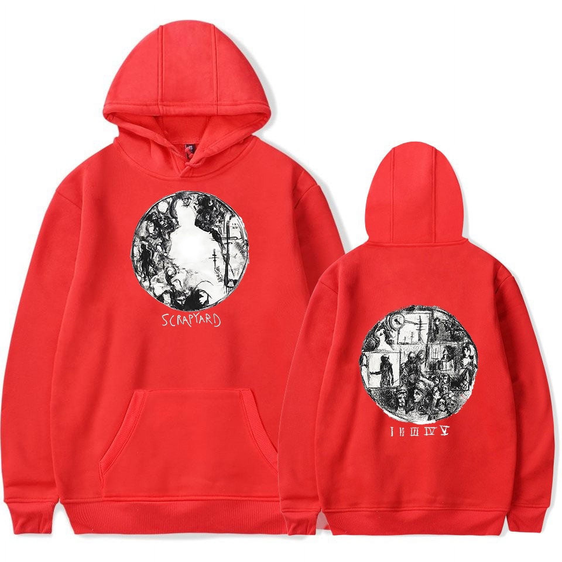 Quadeca Scrapyard Hoodie Rapper Album Merch Men Women Casual Long Sleeve Hooded Walmart