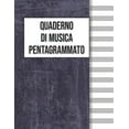 thumbnail image 1 of Quaderno Di Musica Pentagrammato: Formato Grande, 110 Pagine, (Paperback), 1 of 1