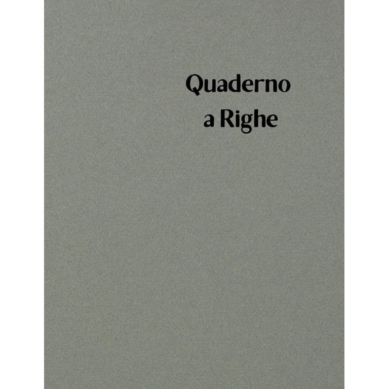 Quaderno a Righe (Paperback) 