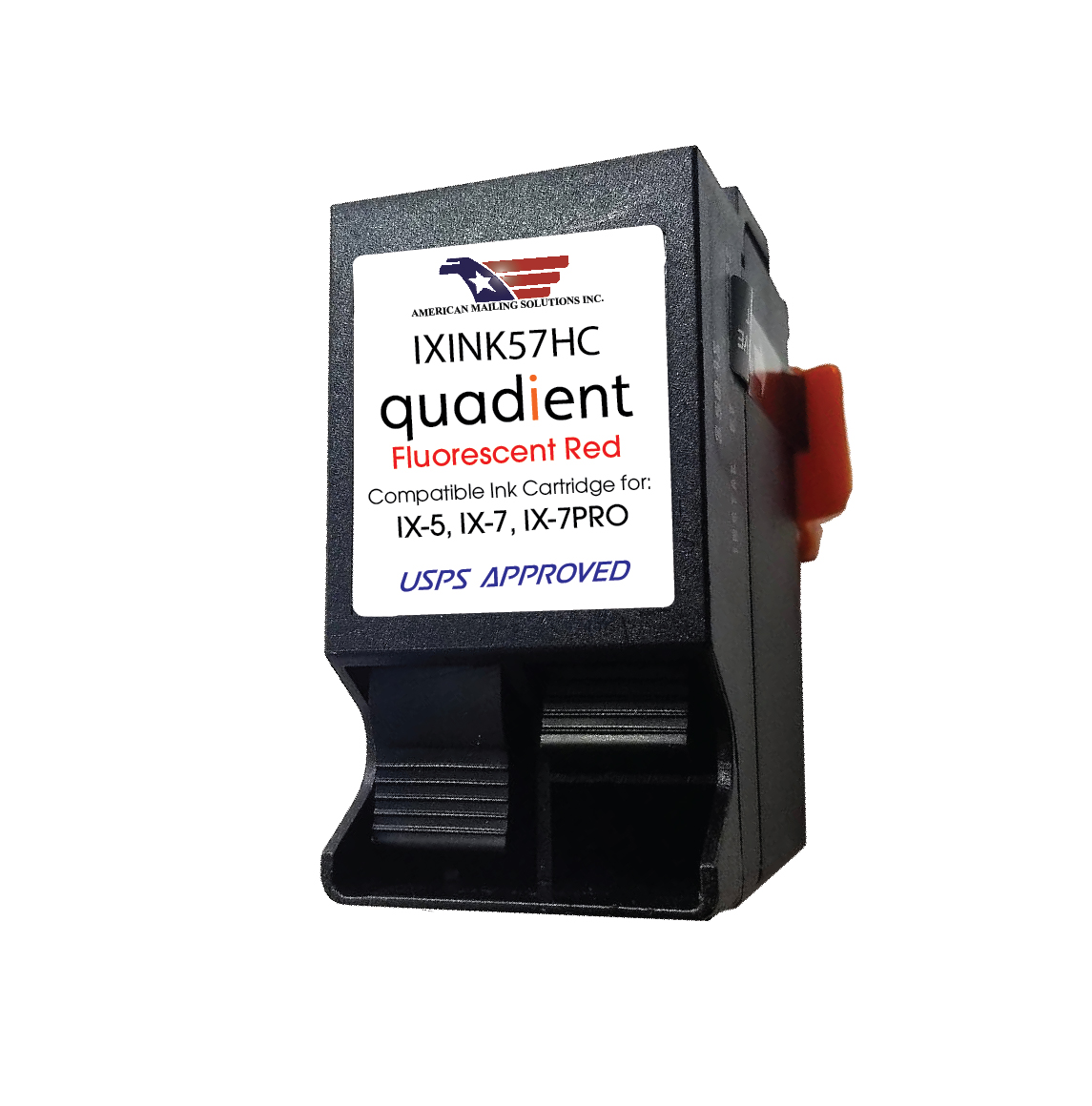 Quadient (Neopost) IXINK57HC Red Ink Cartridge For X5, IX7, IX77PRO