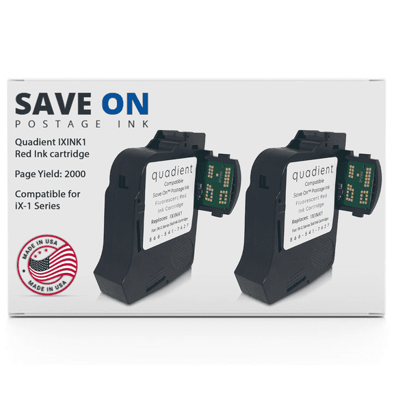Quadient iX1 Postage Meter Ink Tank | Compatible with iX-1 Series