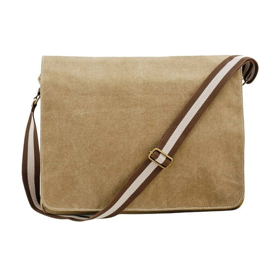 Quadra Vintage Canvas Despatch Bag - 3.6 Gal (Pack of 2)