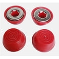 thumbnail image 1 of Quadrapoint Hub Cap compatible with Popular Red Wagon Brand Plastic & Folding Wagons 7/16" RED (NOT for Wood or Steel Wagons) (red), 1 of 6