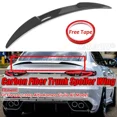 thumbnail image 1 of Quadrifoglio Style Real Carbon Fiber Car Rear Trunk Wing Lip For Alfa For Romeo Giulia 2017-2019 Rear Trunk Boot Lip Body Kit, 1 of 6