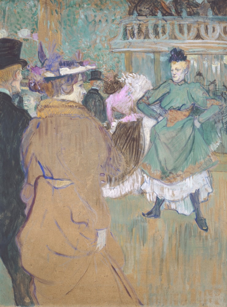 Quadrille At The Moulin Rouge Canvas Art - (24 x 36)