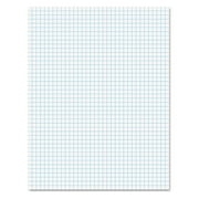 Quadrille Pads, 4 sq/in Quadrille Rule, 8.5 x 11, White, 50 Sheets