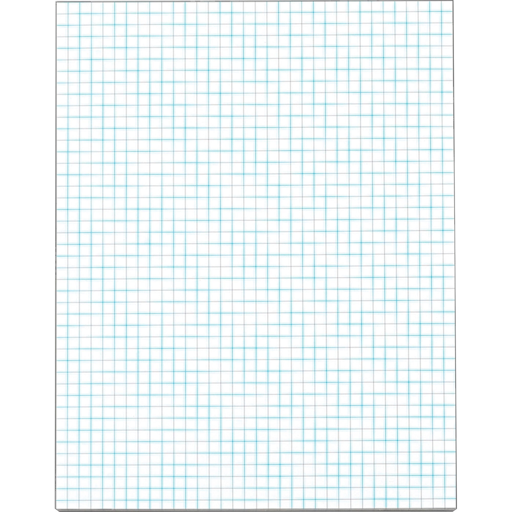 "Quadrille Pads, Quadrille Rule (4 Sq/in), 50 White 8.5 X 11 Sheets | Bundle of 5 Pads"