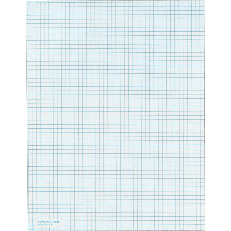 Quadrille Pads, Quadrille Rule (5 sq/in), 50 White 8.5 x 11 Sheets Quadrille Pads, Quadrille Rule (5 sq/in), 50 White 8.5 x 11 Sheets