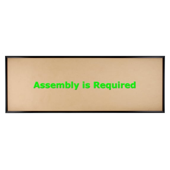 Quadro Frames 10x28 inch Picture Frame, Silver, Style P375-3/8 inch Wide Molding