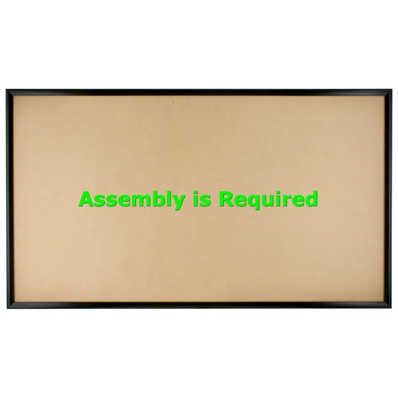 Quadro Frames 11x21 inch Picture Frame, Black, Style P375-3/8 inch Wide Molding