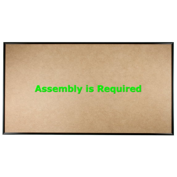 Quadro Frames 16x32 inch Picture Frame, Black, Style P375-3/8 inch Wide Molding, Box of 4