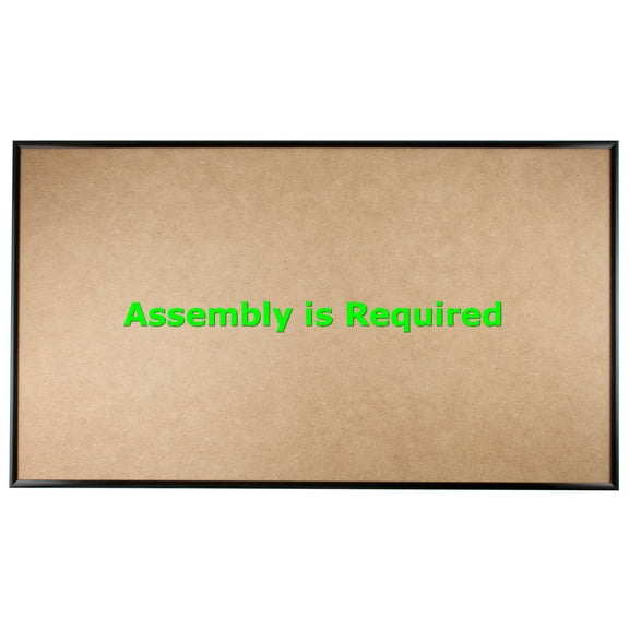 Quadro Frames 17x31 inch Picture Frame, Black, Style P375-3/8 inch Wide Molding