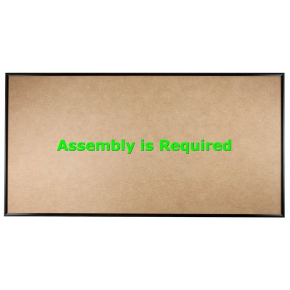 Quadro Frames 17x35 inch Picture Frame, Black, Style P375-3/8 inch Wide Molding