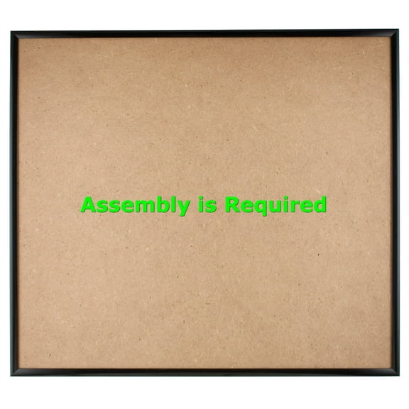 Quadro Frames 19x19 inch Picture Frame, Black, Style P375-3/8 inch Wide Molding