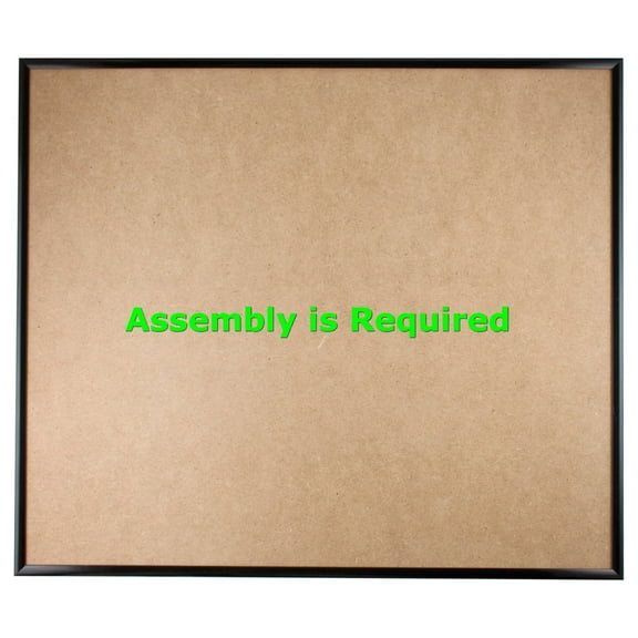 Quadro Frames 20x21 inch Picture Frame, Black, Style P375-3/8 inch Wide Molding